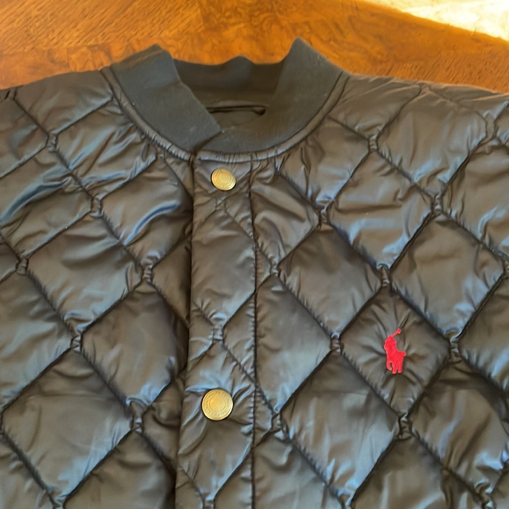 Polo by Ralph Lauren Quilted Button Up Jacket - Black in size L and XL - Picture 3 of 7